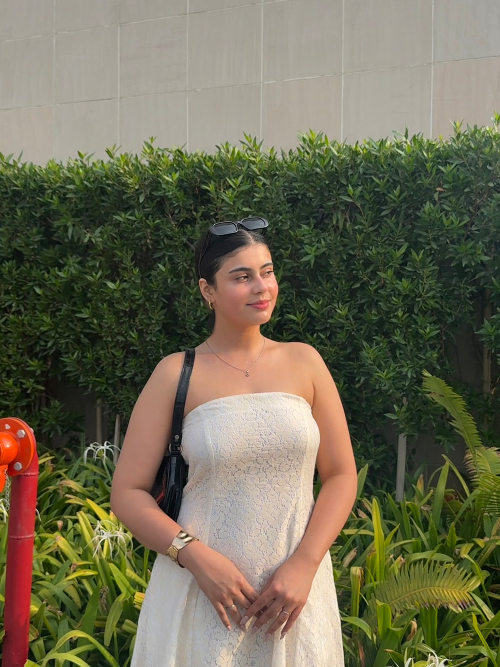 Ecru Lace Dress