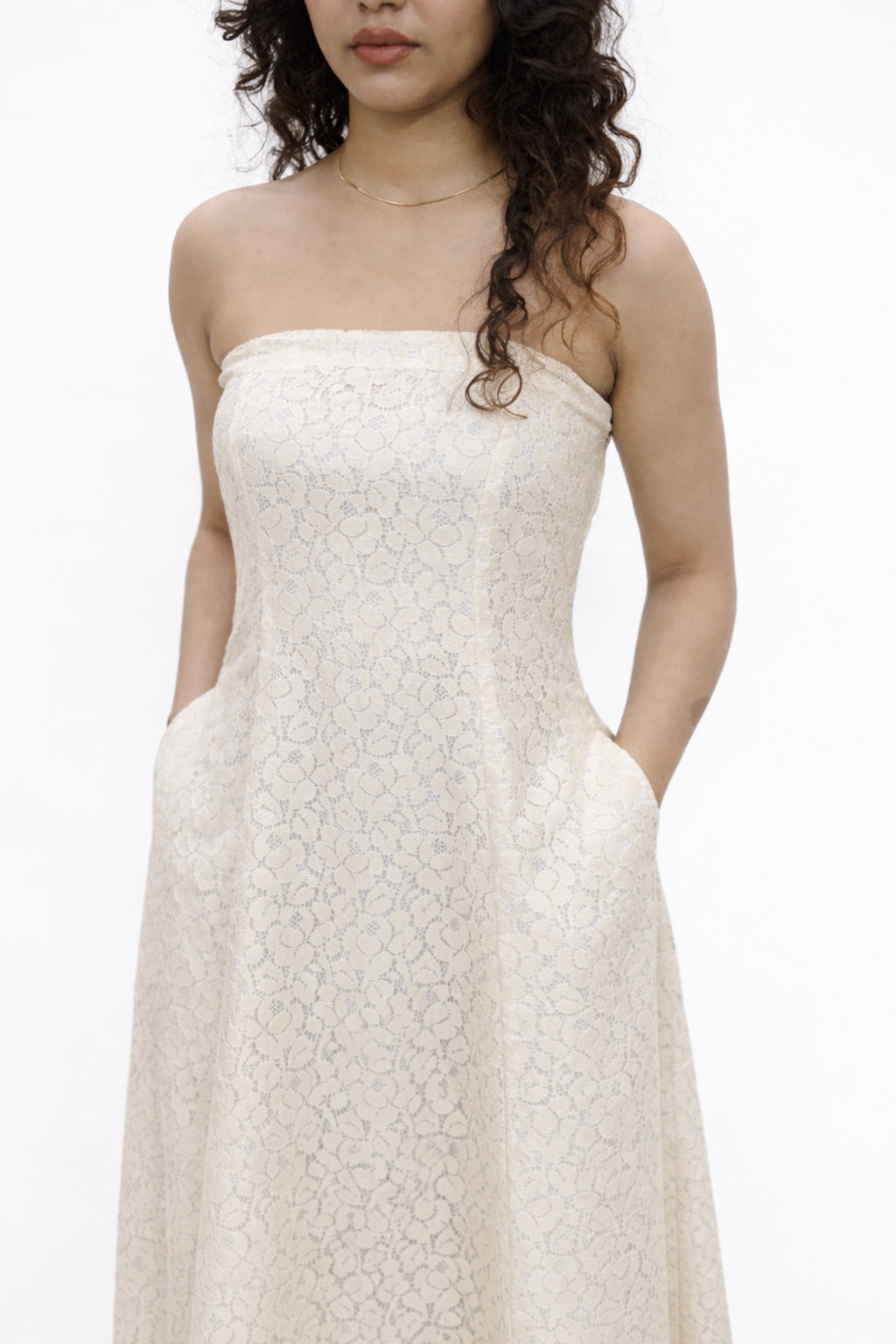 Ecru Lace Dress